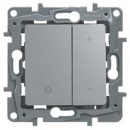 672418. Legrand. Etika. Светорегулятор нажимной 0-400W, накаливания и галогена