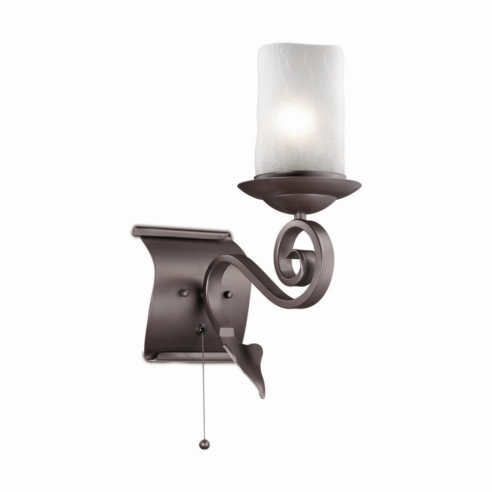 Бра, настенный светильник. Коричневый 1*E27 60W 220V. Odeon Light Bosta 2438/1W