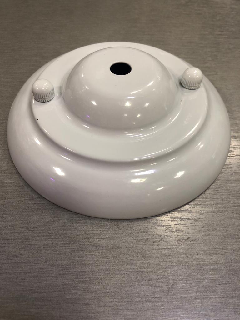 Универсальное потолочное крепление d 120 mm,  металл. Белый. 33 Идеи BASE.123.32.WH