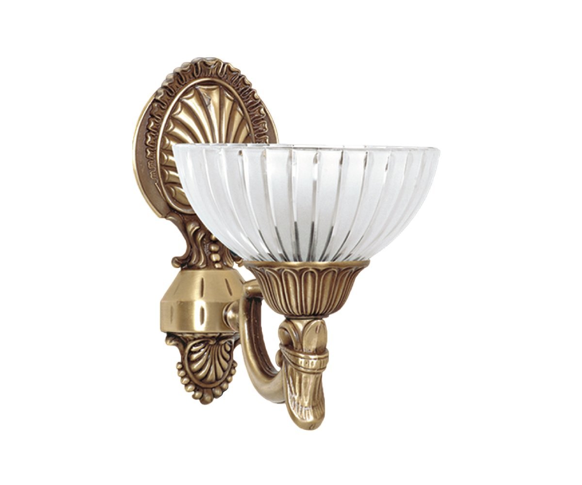 Бра, настенный светильник. Бронза 1*E27 60W 220V. Ozcan Кристалл Antik 2067/1.А.В антик