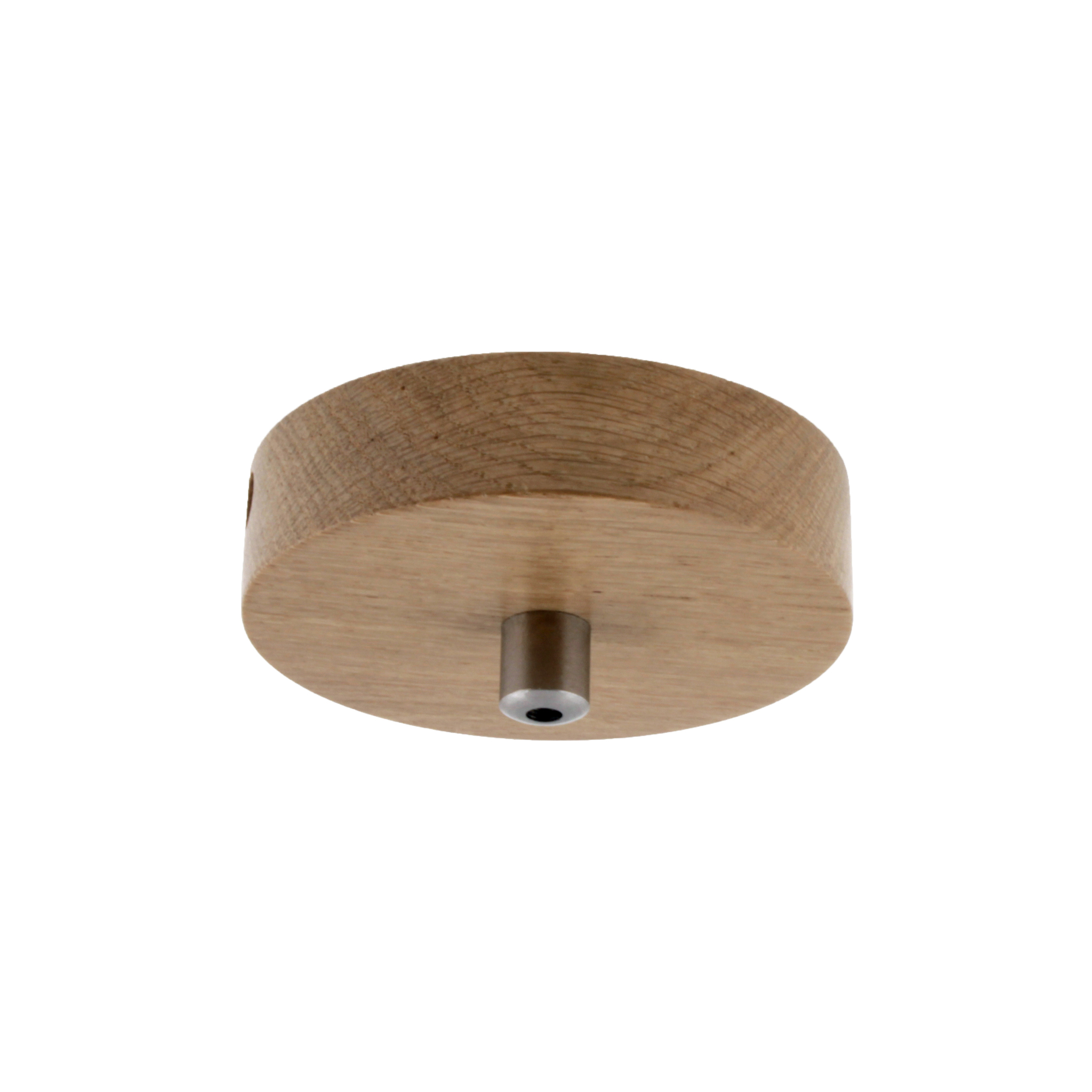 W.BASE.01.03.NI.OA.33 Идеи.Универсальное потолочное крепление с держателем провода,D100mm,дерево, ме