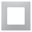 672551. Legrand. Etika (Алюминий). Рамка на 1-пост. не горючий пластик