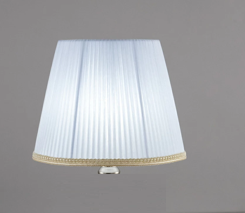 Абажур тканевый для настольной лампы, на патрон E27. Органза. Дымчатый. CitiLux 402.12.1