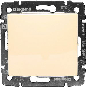 774307. Legrand. Valena (Слоновая кость). Переключатель промежуточный (перекрестный) 1-клавишный