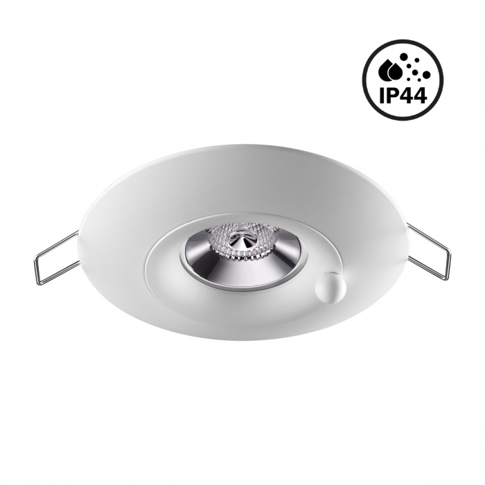 370789. Novotech. Влагозащищенный встраиваемый светильник MR16, 1*GU10, 50W, . Белый