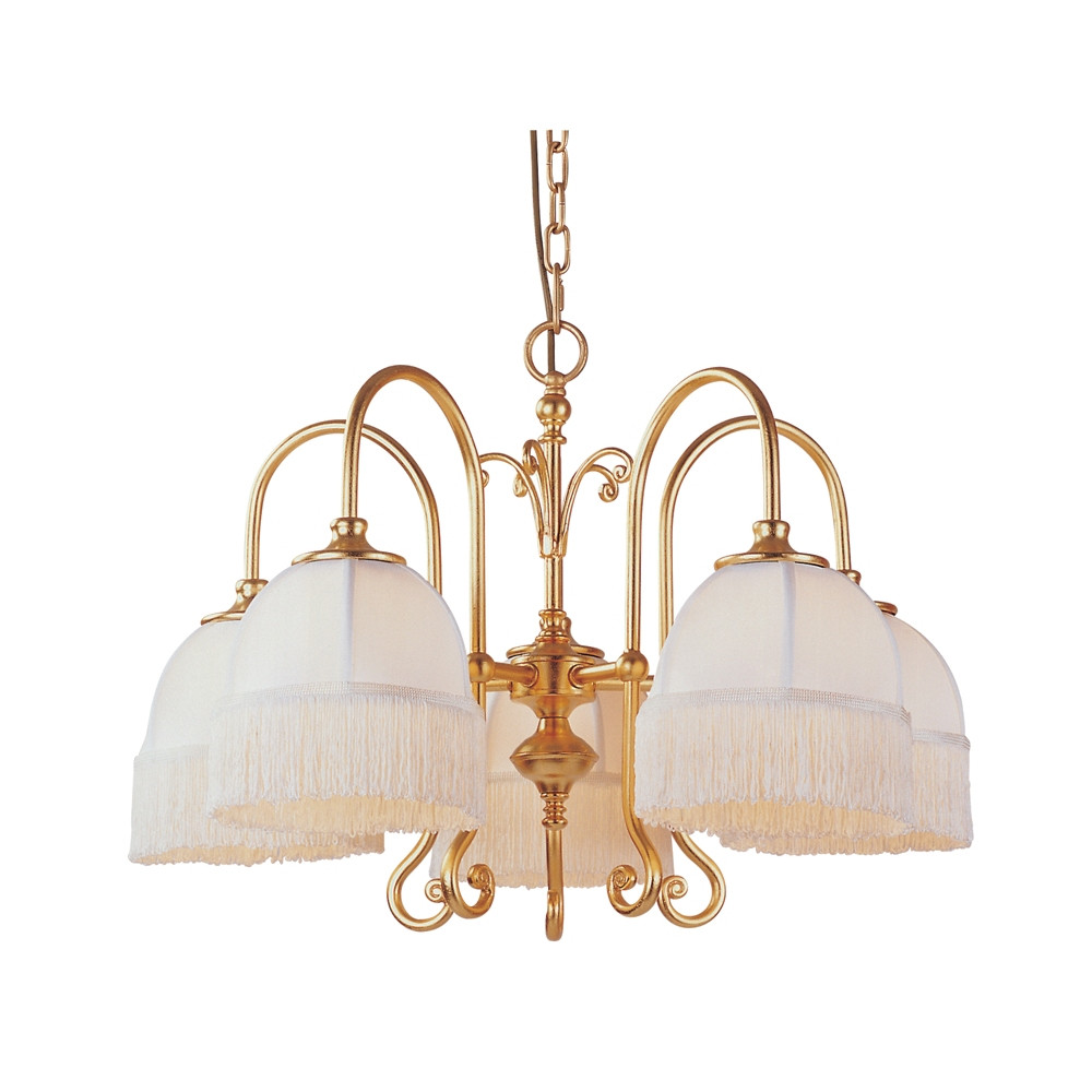 NT9932-05. Wunderlicht. Люстра  5*E27  60W 220V. Золото матовое