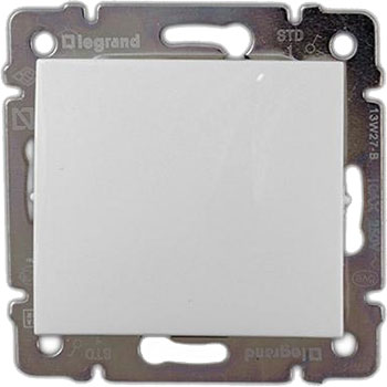 774406. Legrand. Valena (Белый). Переключатель проходной 1-клавишный