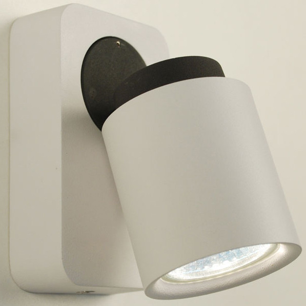 CL533511.CitiLux.Настенно-потолочный светильник (Спот).Белый/Черный.1*GU10,50W 220V