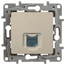 Legrand Etika Розетка компьютерная под коннектор RJ-45 5e кат. UTP IP20 Слоновая кость