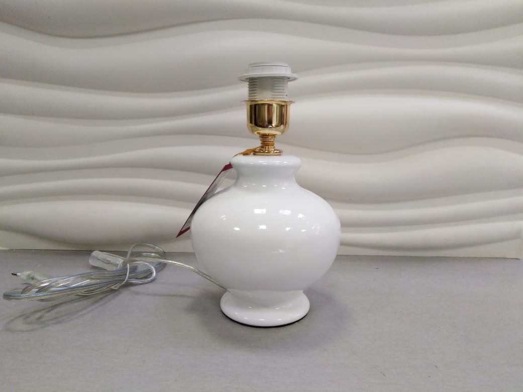 0163 Good Light Основание для настольной лампы, 1*E27, 40W 220V. Белый, золото