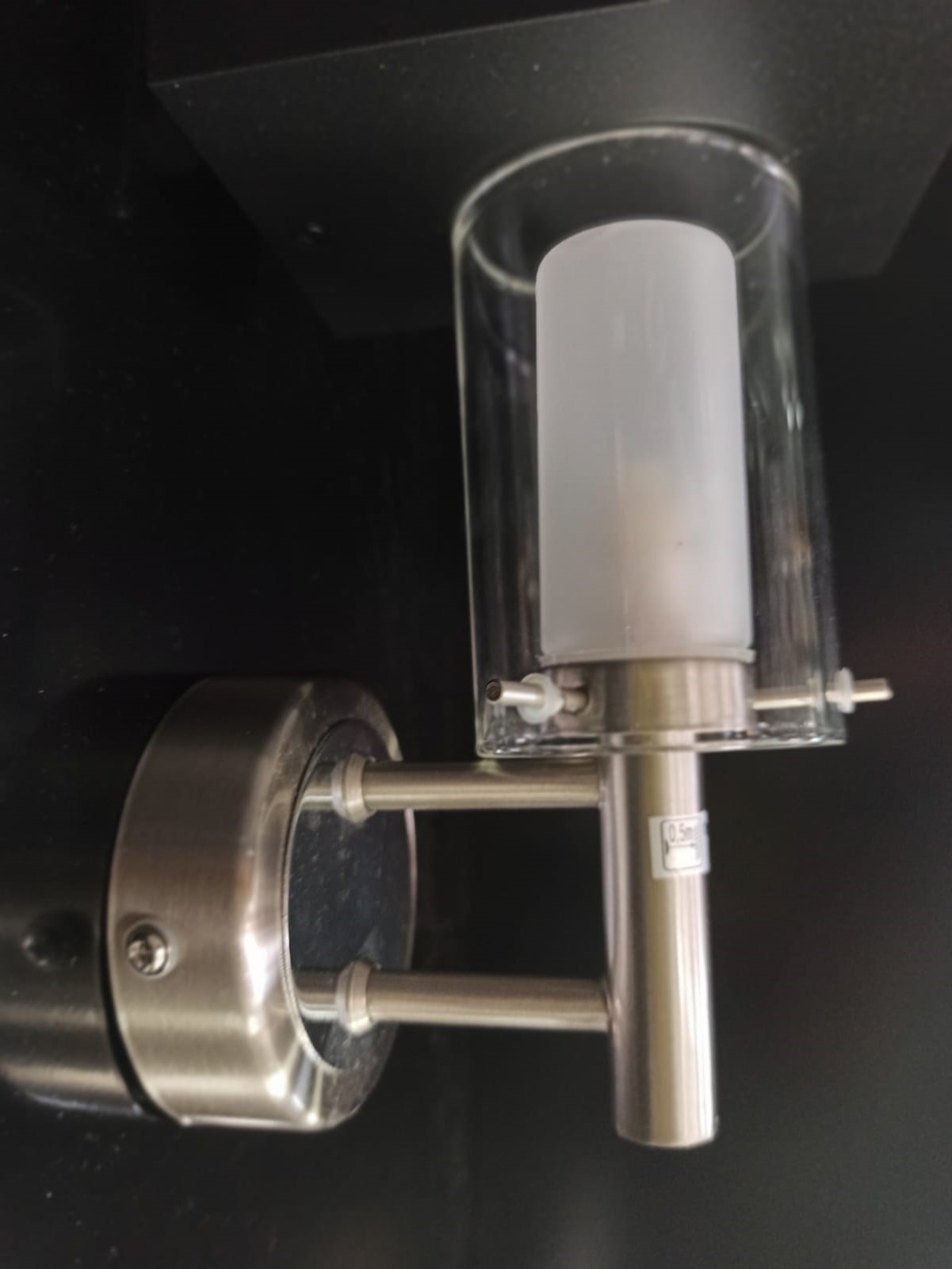 KS-AzurK1-72 Brilum Влагозащищенный накладной светильник, 1*G9 40W 230V IPIP44. Сатин хром