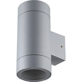 Уличный светильник влагозащищенный IP65. Серый. 2*GX53240V Ecola 8013A FG53C2ECH