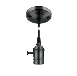 DLC-V-S21K Uniel Светильник подвесной  1*E27  250W 220V. Черный хром