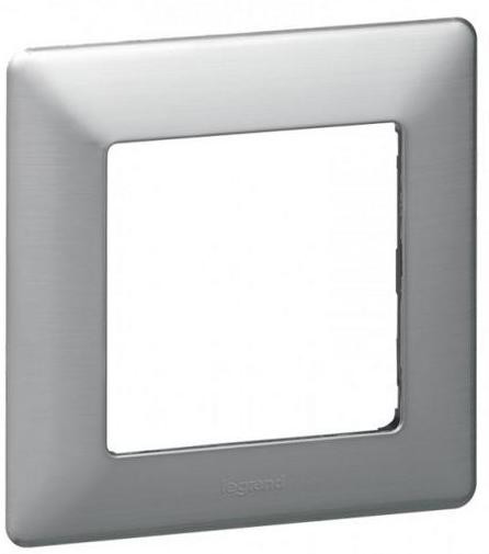 754151. Legrand. Valena Life (Сталь). Рамка на 1-пост. не горючий пластик