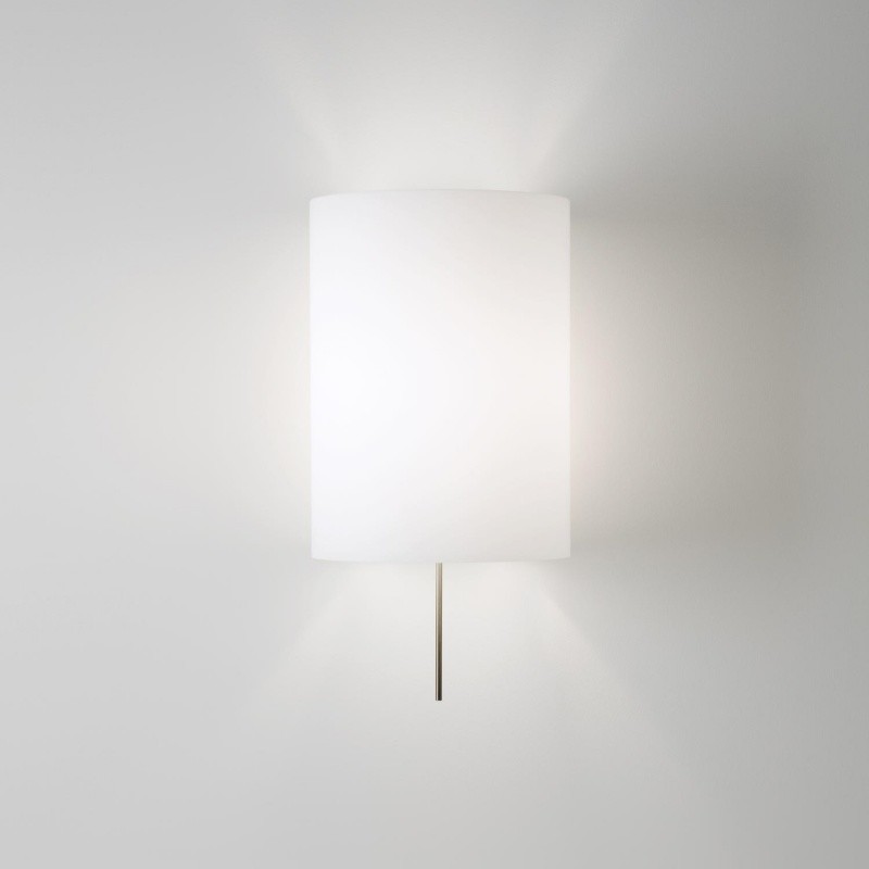 Бра, настенный светильник. Белый, хром 1*E27 60 220. Prandina MOOD MDW0400505