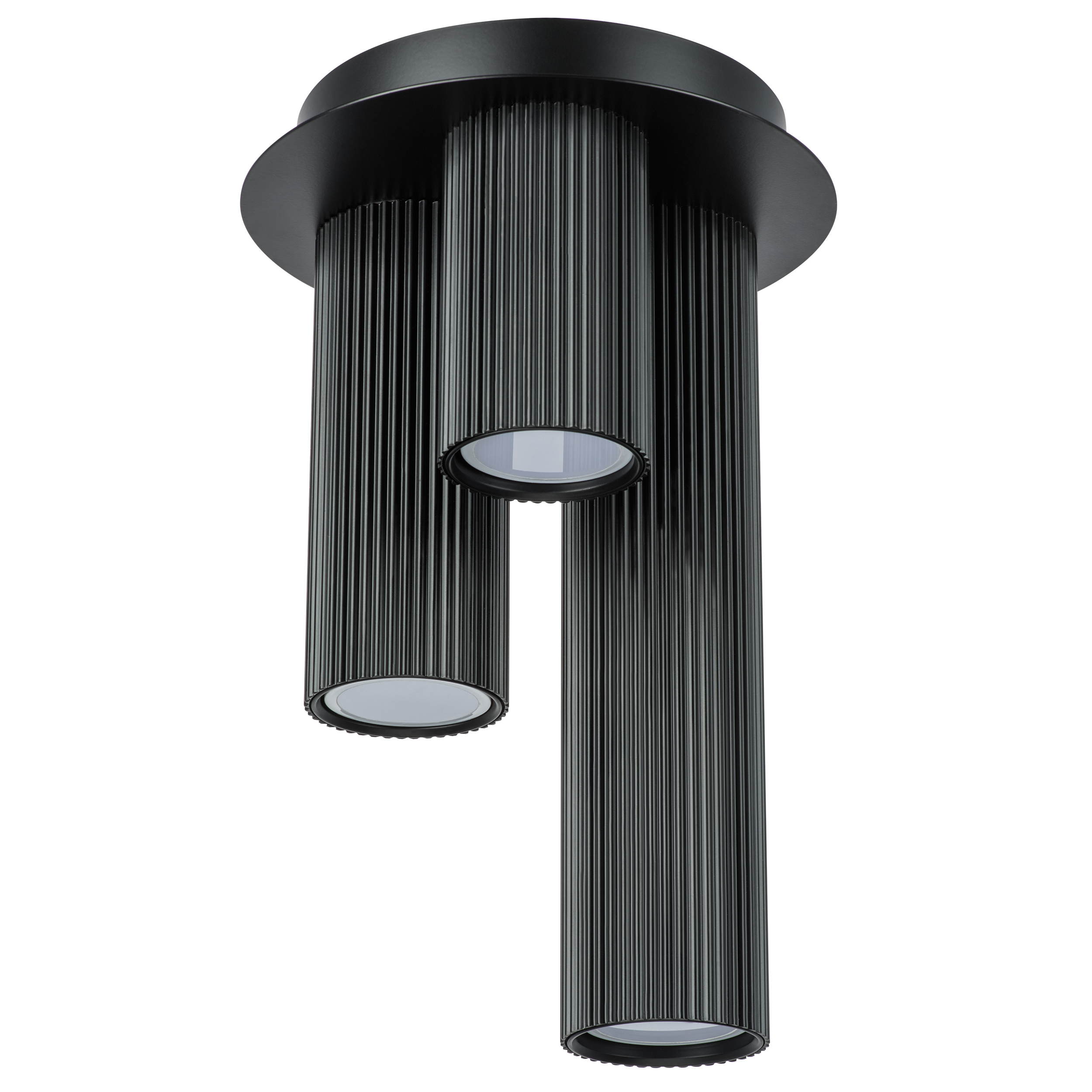 718037 Lightstar Потолочный светильник, 3*GU10 led 28W 220V. Черный матовый