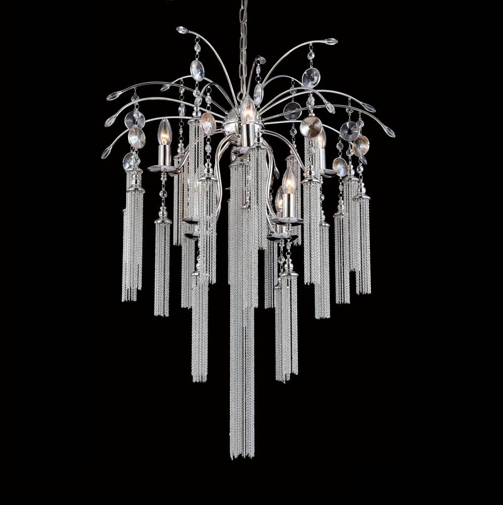 Люстра. 6*E14, 40W, 220V. Никель Crystal Lux Ethno Ethno PL6.