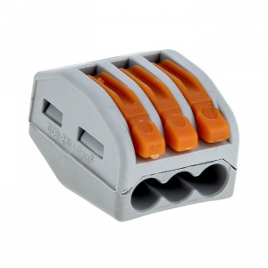 Клемма соединительная универсальная Серый. EKF plc-smk-222-413r