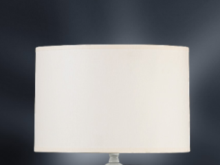 240-522.Good Light.Абажур тканевый на патрон E27, Ткань на ПВХ. "Топленое молоко"