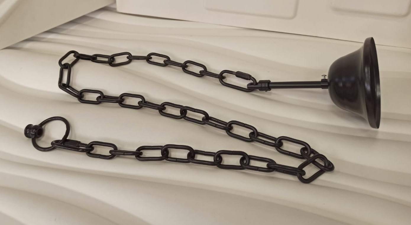 Base.L17808.L`Arte Luce.Комплект для подвесного светильника на цепи для монтажа на крюк,D105mm,метал