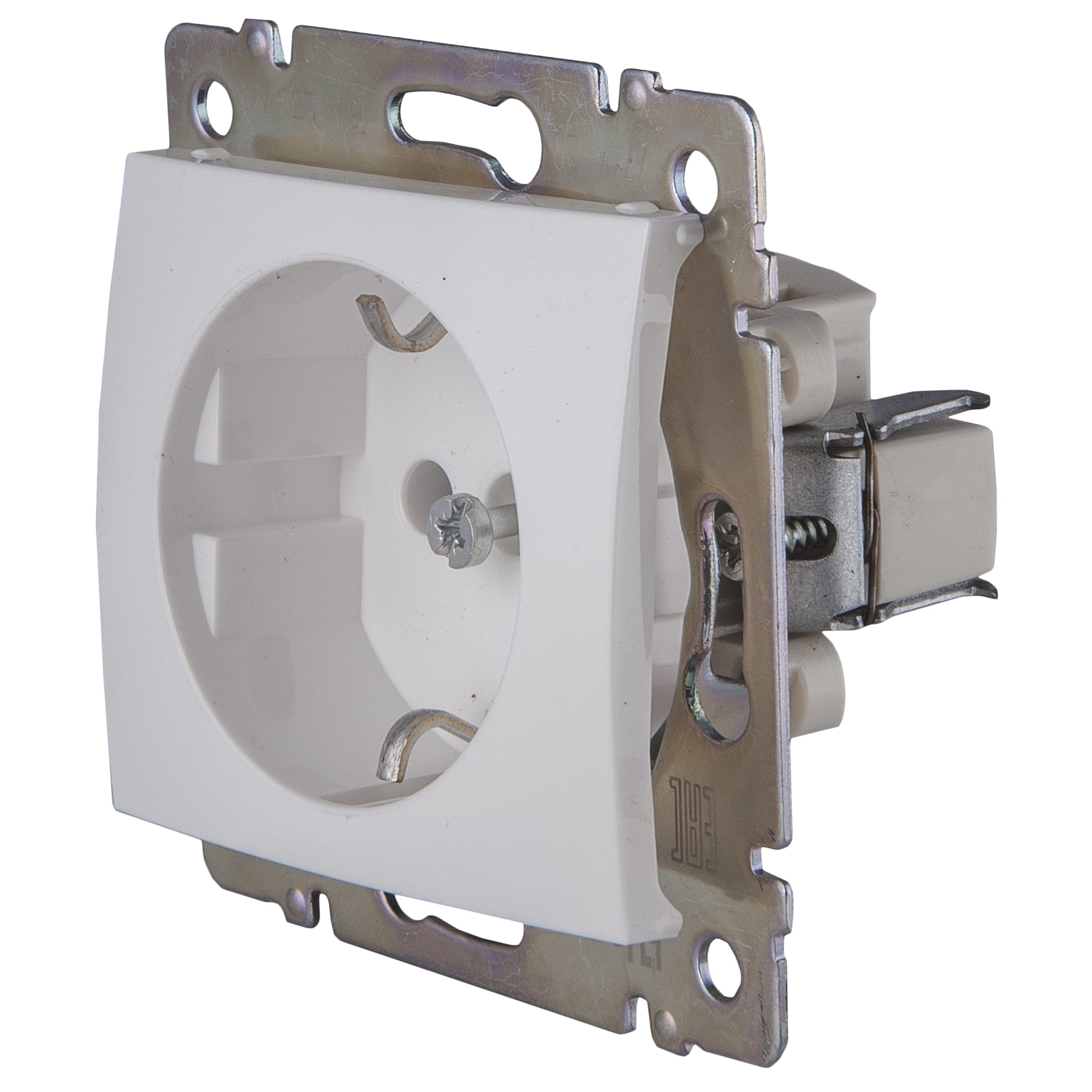 774420. Legrand. Valena (Белый). Розетка 2К+З с заземлением, встраиваемый монтаж, IP20