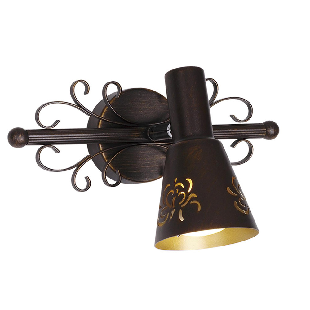 CL529511.CitiLux.Настенно-потолочный светильник (Спот).Коричневый.1*E14,60W 220V