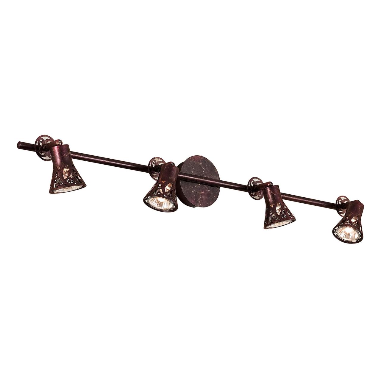 CL519544.CitiLux.Настенно-потолочный светильник (Спот).Антик коричневый.4*GU10,50W 220V