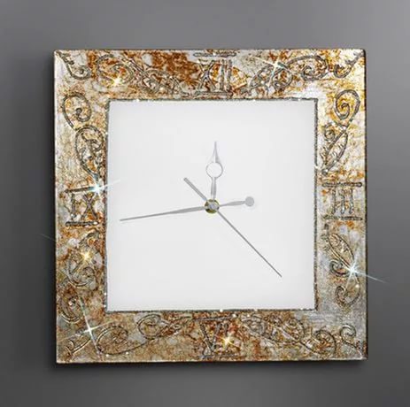 Kolarz MEDICI Часы настенные старое серебро