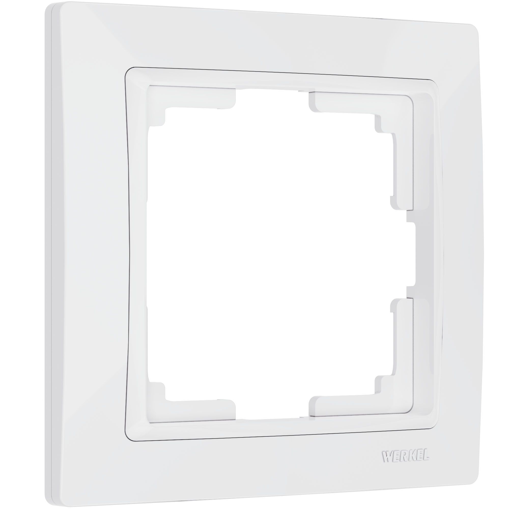 Рамка на 1-пост Белый поликарбонат Werkel Snabb basic W0012001