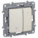 672318. Legrand. Etika. Светорегулятор 20W - 400W, ламп накаливания и галогенных