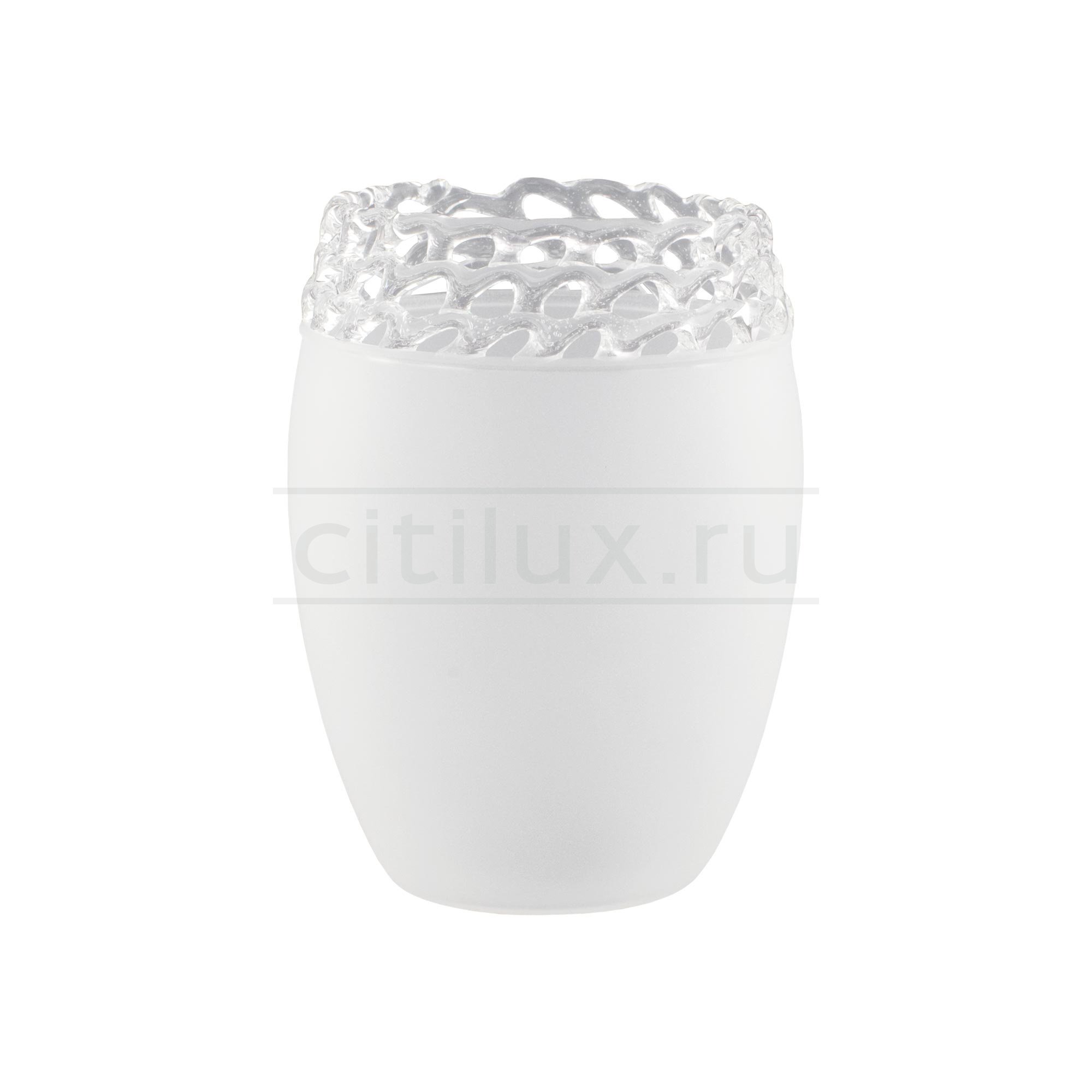 CL524.11.1.CitiLux.Плафон стеклянный,на патрон E14