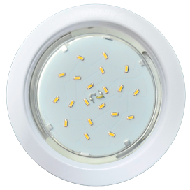 Встраиваемый светильник круг 1*GX53 220,. Белый матовый. Ecola SW53H4ECB