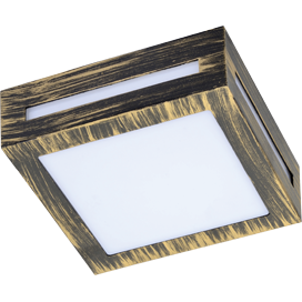 Влагозащищенный накладной светильник IP65 Черненая бронза 1*GX53 15W Ecola 3082W  FN53SSECH