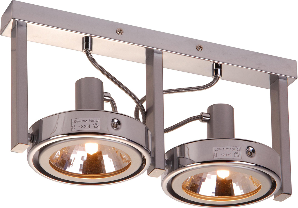 5645-2 Globo Светильник настенно-потолочный, 2* G9 60W 220V. Хром