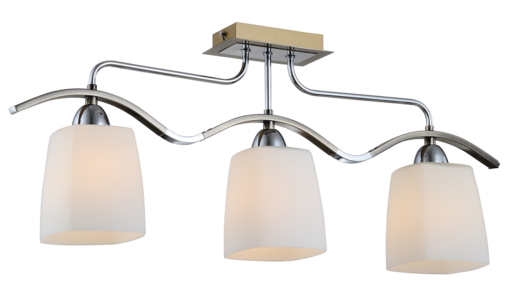 CL149131. CitiLux. Люстра потолочная  3*E14  60W 220V. Бронза,хром