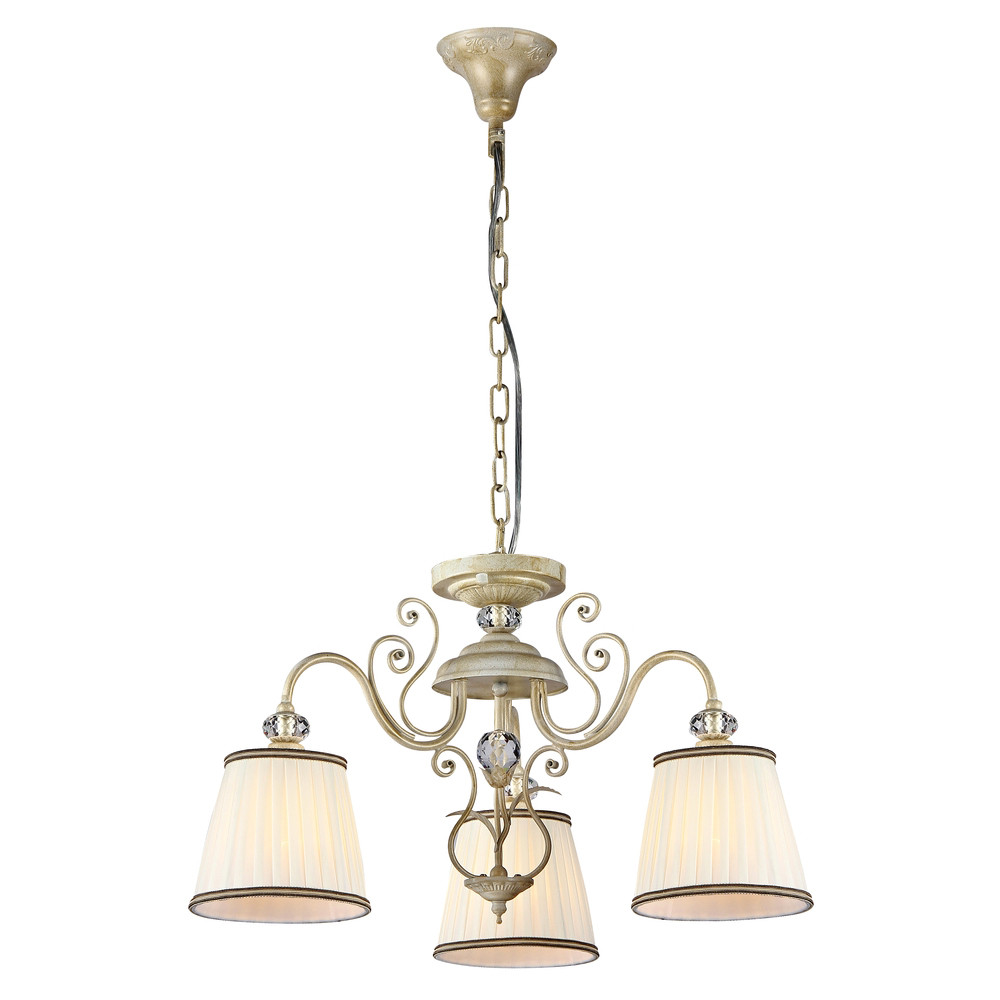 ARM420-03-G. Maytoni. Люстра  3*E14  40W 220V. Слоновая кость, белый