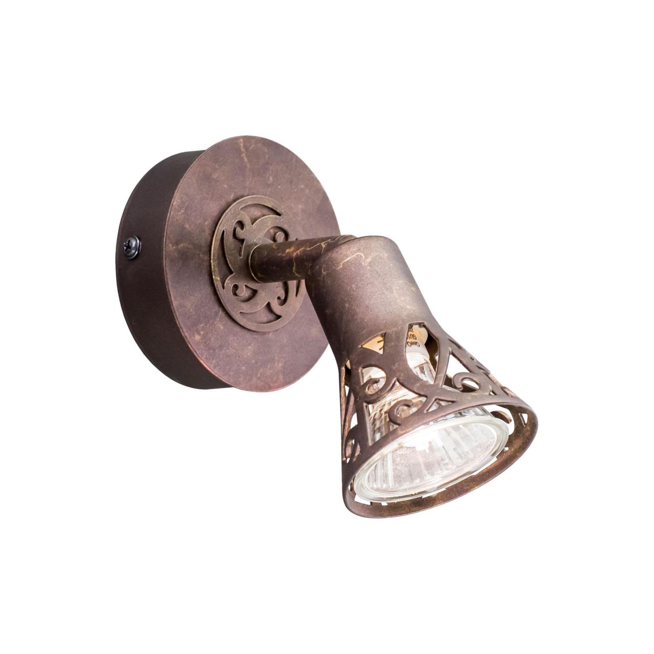 CL519514.CitiLux.Настенно-потолочный светильник (Спот).Антик коричневый.1*GU10,50W 220V