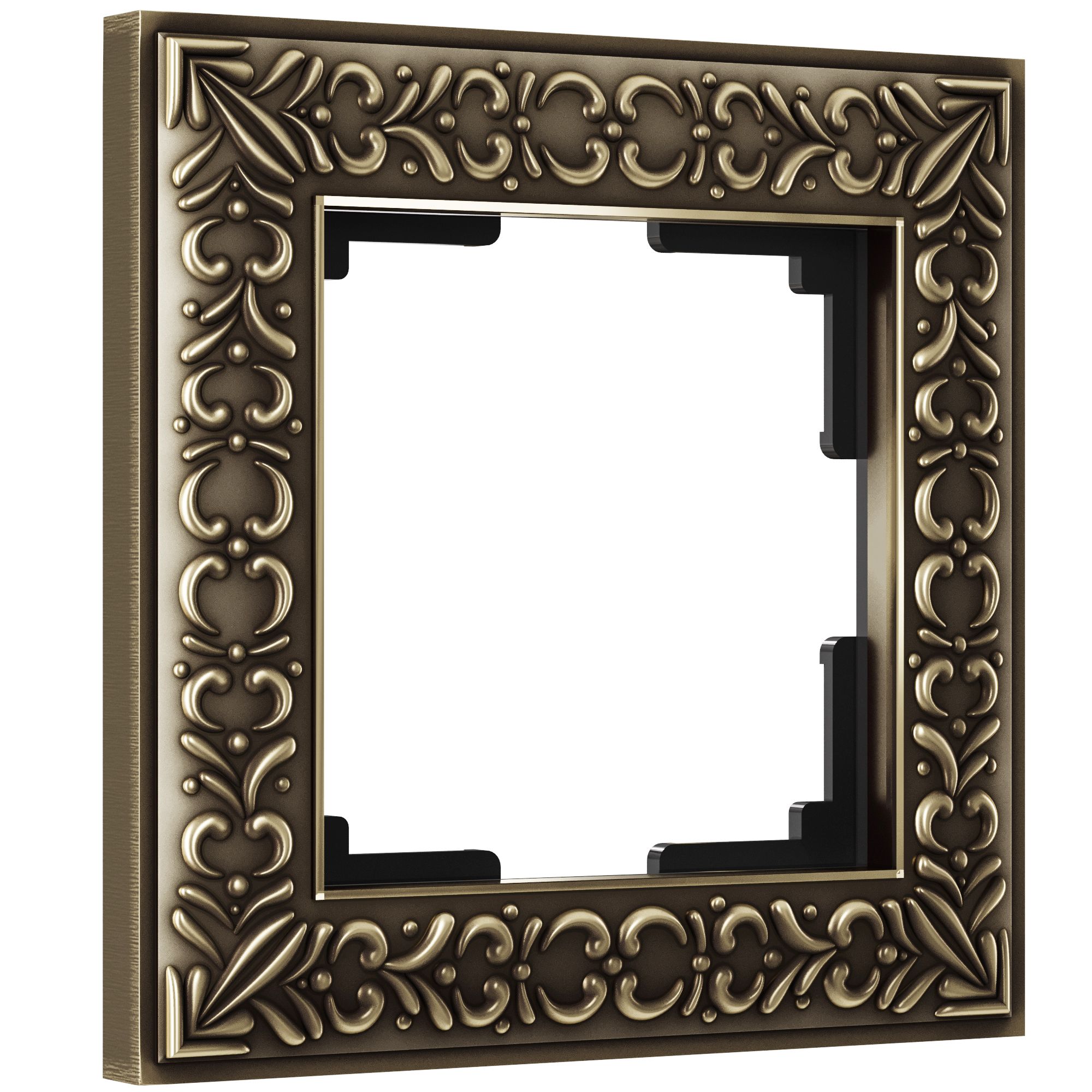 Рамка на 1 пост Бронза Металл Werkel Antik  W0011512