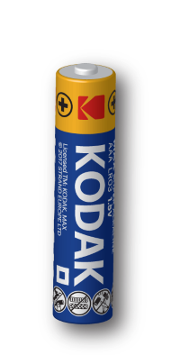 LR03Kod Max. Kodak. Б0005121. Алкалиновые (щелочные) элементы питания (1 штука), 1.5V