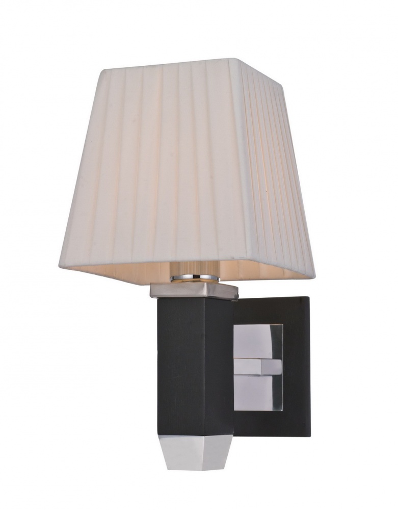 Бра, настенный светильник. Хром, черный 1*E27 60W 220V. Favourite  Acorde 1070-1W