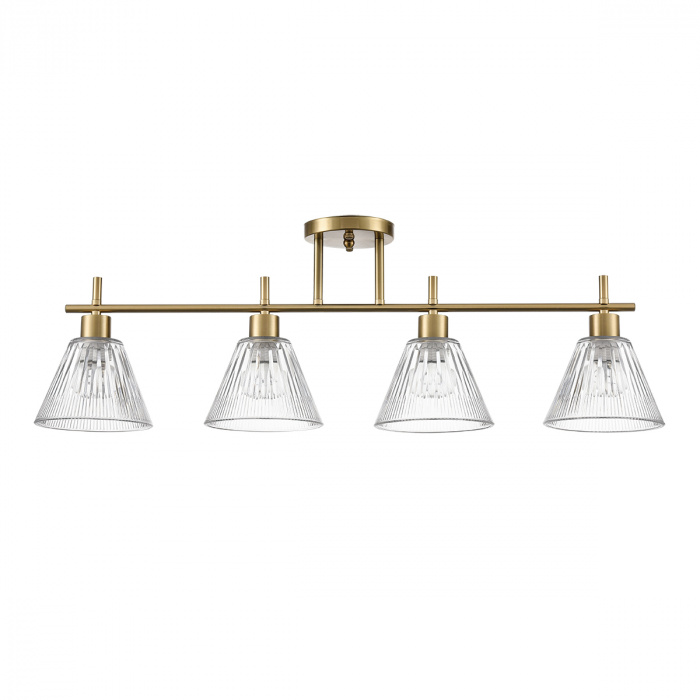 Люстра потолочная. 4*E14, 40W, 220V. Латунь Lumion VIVIAN COMFI 8188/4C.