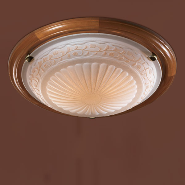 352 Sonex Светильник настенно-потолочный, 3*Цоколь E27 100W 220V IP20. "Орех", белый