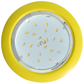 Встраиваемый светильник круг 1*GX53 220V,. Желтый. Ecola FY5355ECD