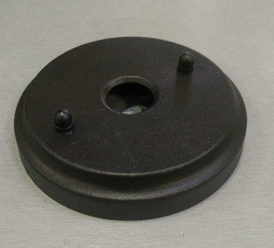 BASE.145.BL.Комплектующие.Универсальное потолочное крепление D145mm,металл.Черный