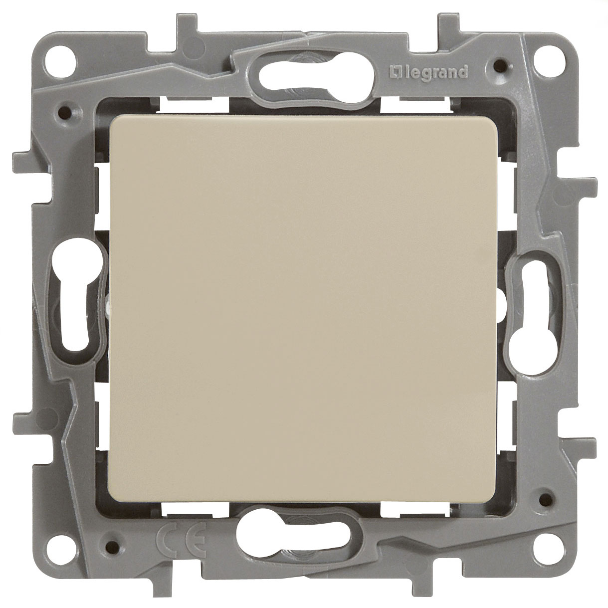 672311. Legrand. Etika (Слоновая кость). Выключатель / переключатель (проходной) 1-клавишный