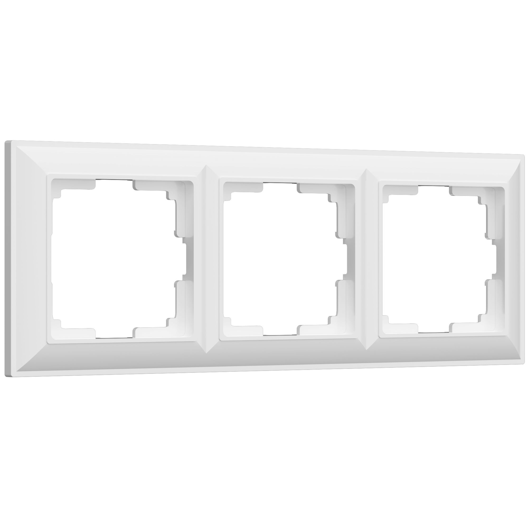 Рамка на 3 поста Белый поликарбонат Werkel Fiore  W0032201
