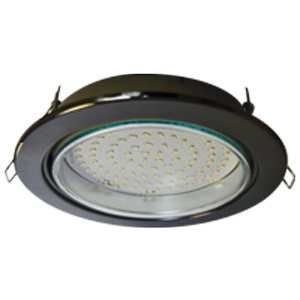 Встраиваемый светильник 1*GX70 20W,230V,. Черный хром. EcolaFB70H5ECB