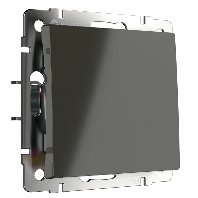 Выключатель 1-клавишный Серо-коричневый Серо-коричневый.Werkel. W1110007