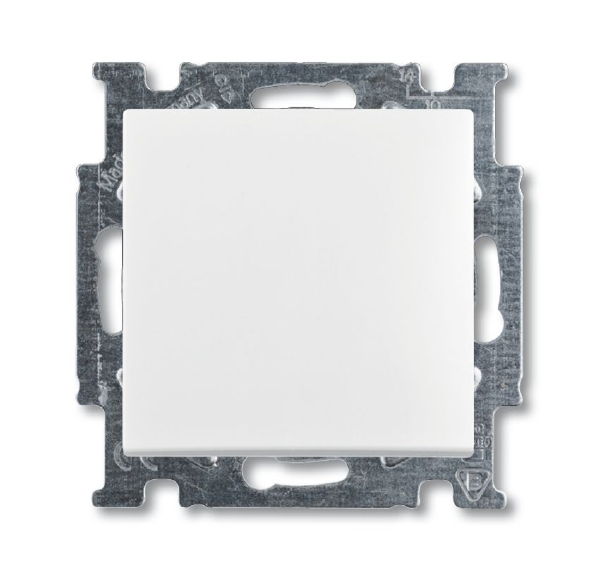 Механизм выключателя с накладкой 1-клавишный Белый IP20 ABB Basic 55  2006/6 UC-94-507