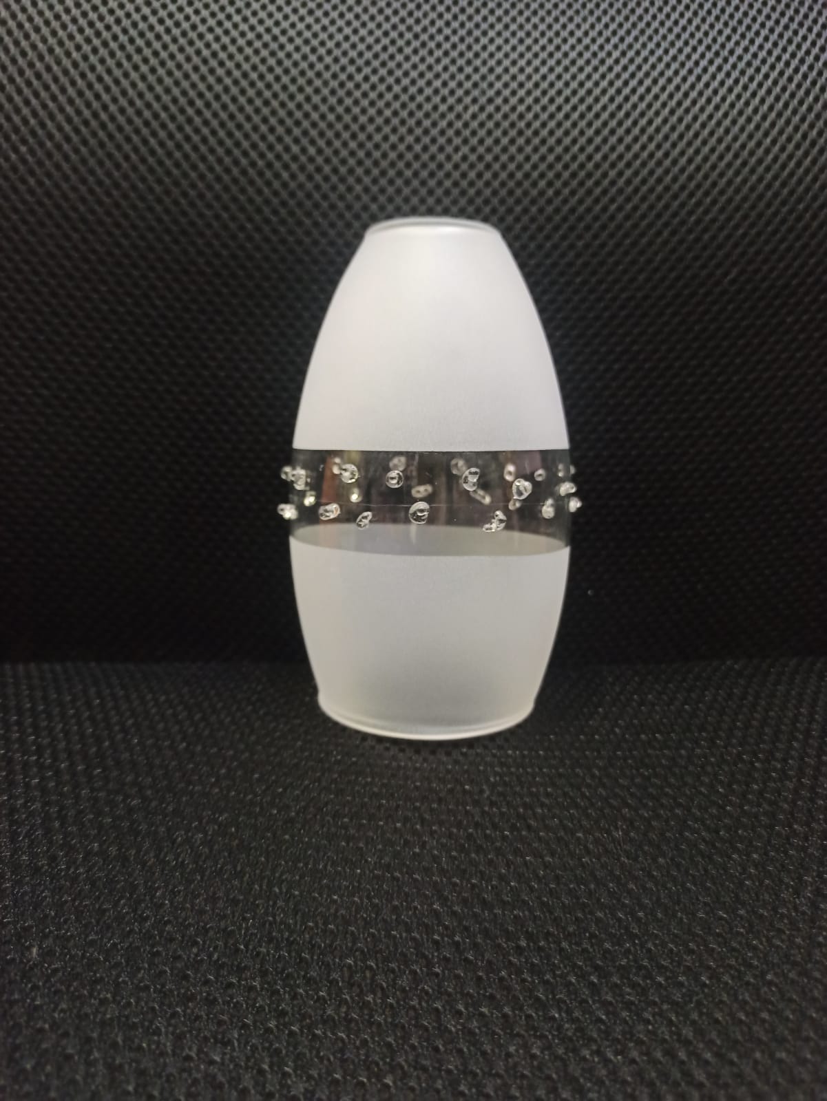 G3446 Lumion Плафон стеклянный, Стекло E14. Белый/прозрачный декор